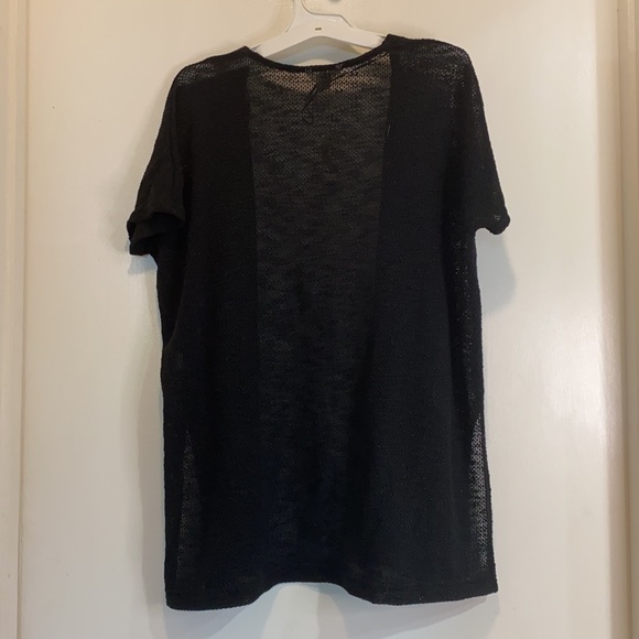 Aeropostale cardigan black see through light knit! Size x small - Picture 4 of 4